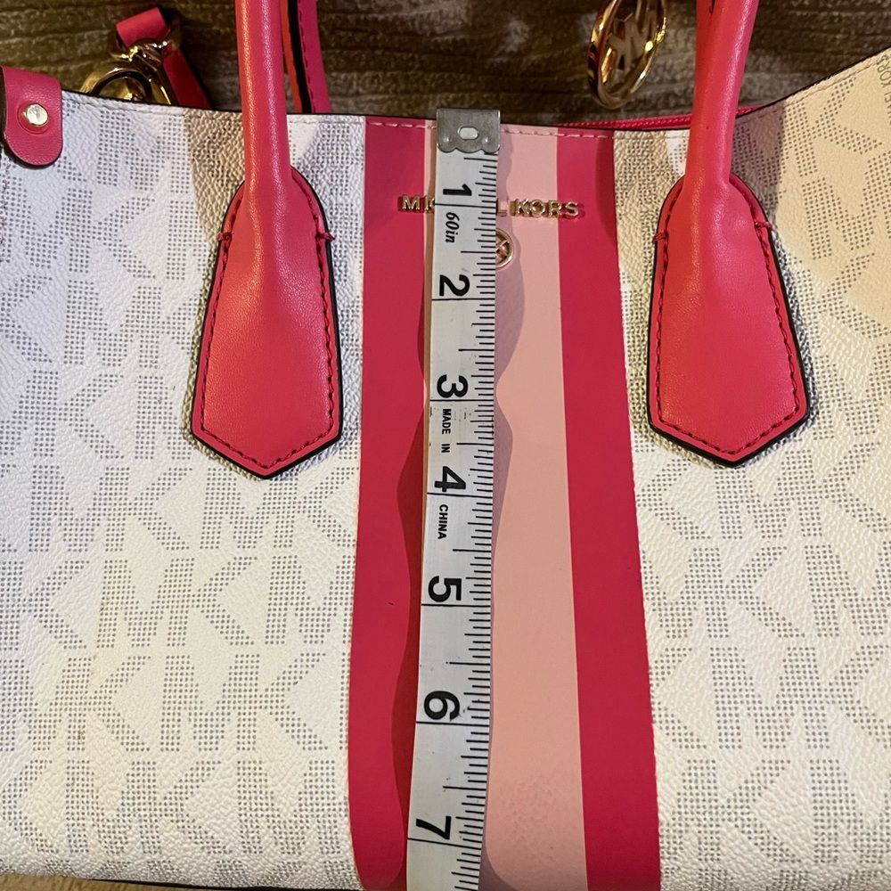 Michael Kors Hibiscus Pink Satchel - Picture 9 of 9